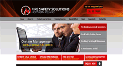 Desktop Screenshot of firesafetysolutionsni.co.uk